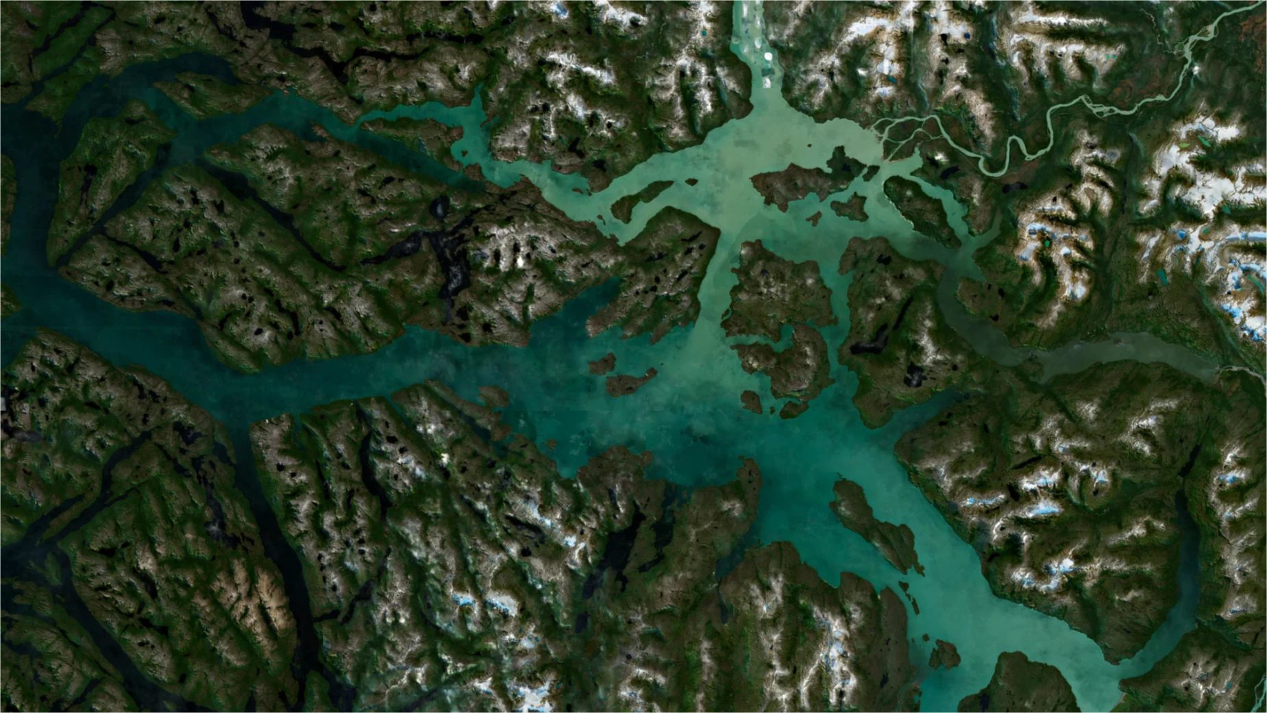 Satellite imagery: chile Landscape
